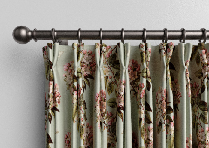 Upton, Aprils Bloom Bud Green - Made to Measure Curtains - Image 10